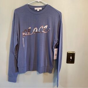 Spiritual Gangster peace relaxed savansana crewneck sweater small